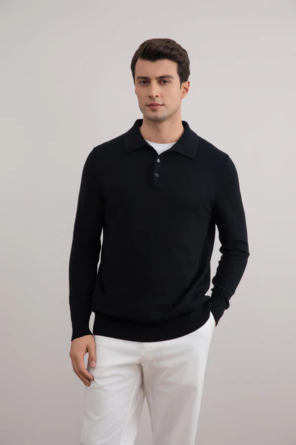 Black Classic Polo Shirt